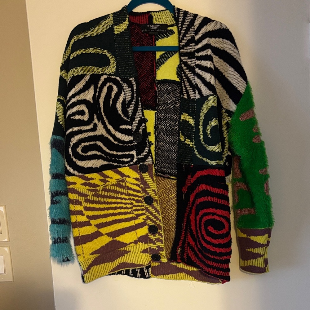Stella McCartney Vibrant Patterned Cardigan